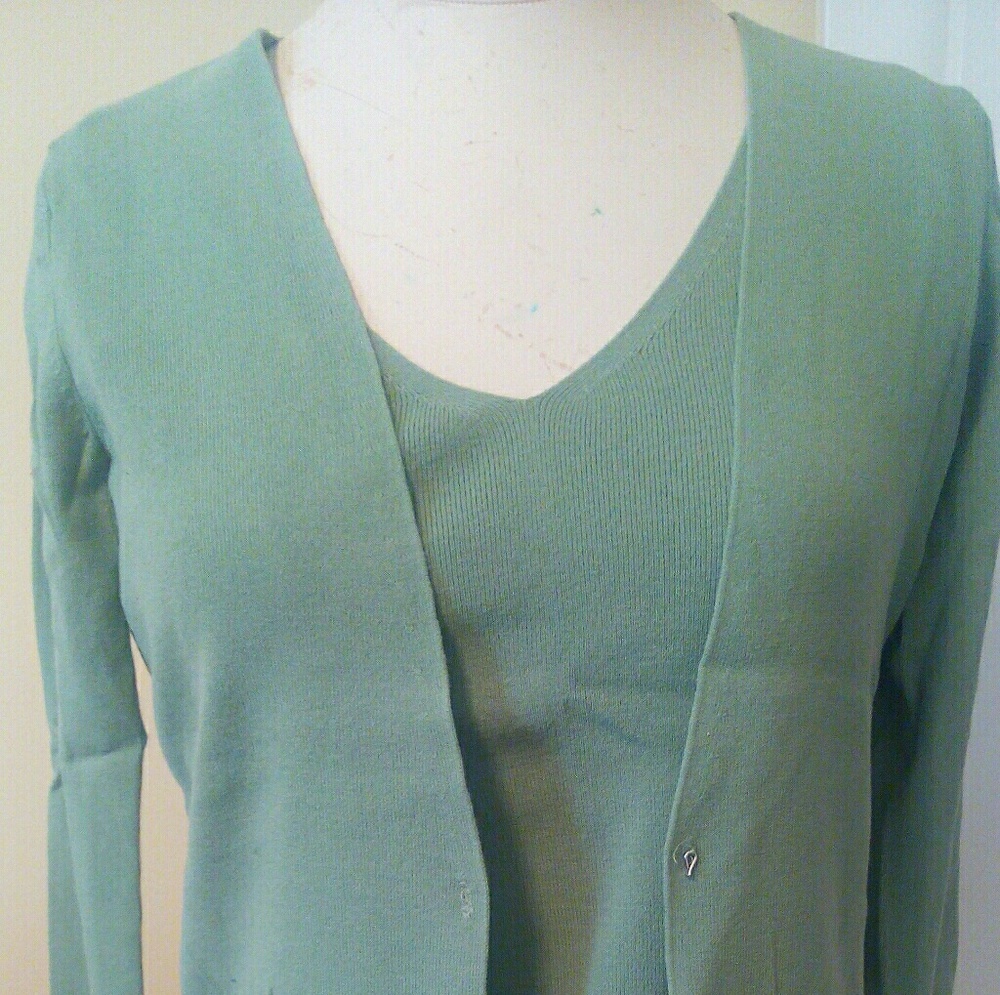 Ribbed twin set